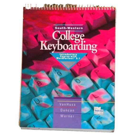 College Keyboarding Introduction Course With Word Perfect 5.1 - Picture 1 of 3